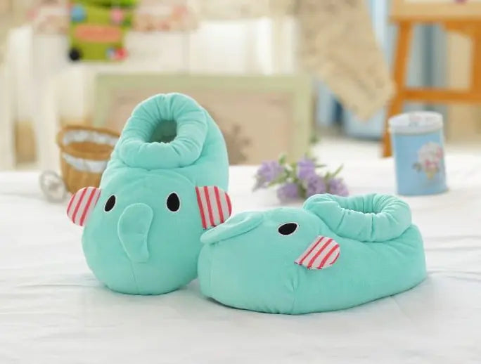 Cartoon Women's Cotton Slippers for Home Use