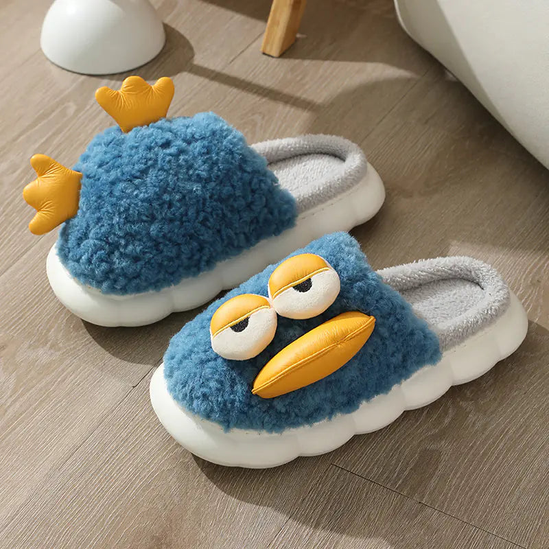 Warm Thick-Soled Indoor Slippers for Autumn & Winter
