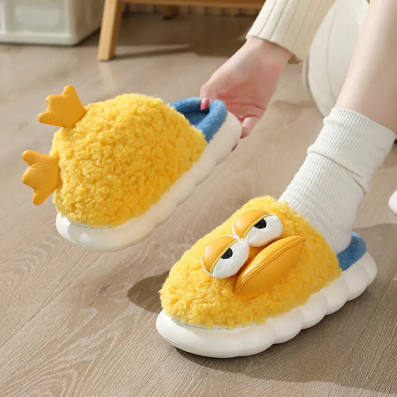 Warm Thick-Soled Indoor Slippers for Autumn & Winter