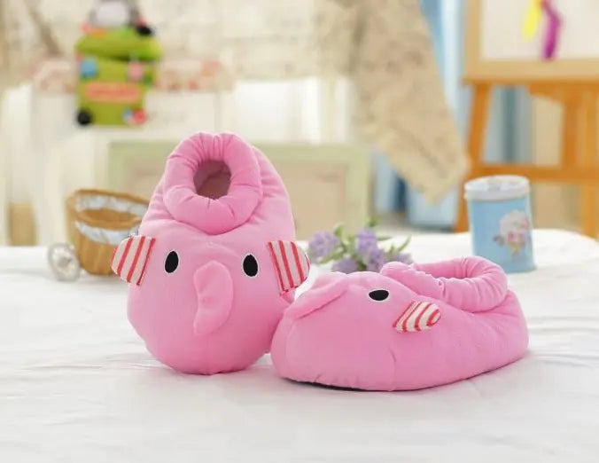 Cartoon Women's Cotton Slippers for Home Use